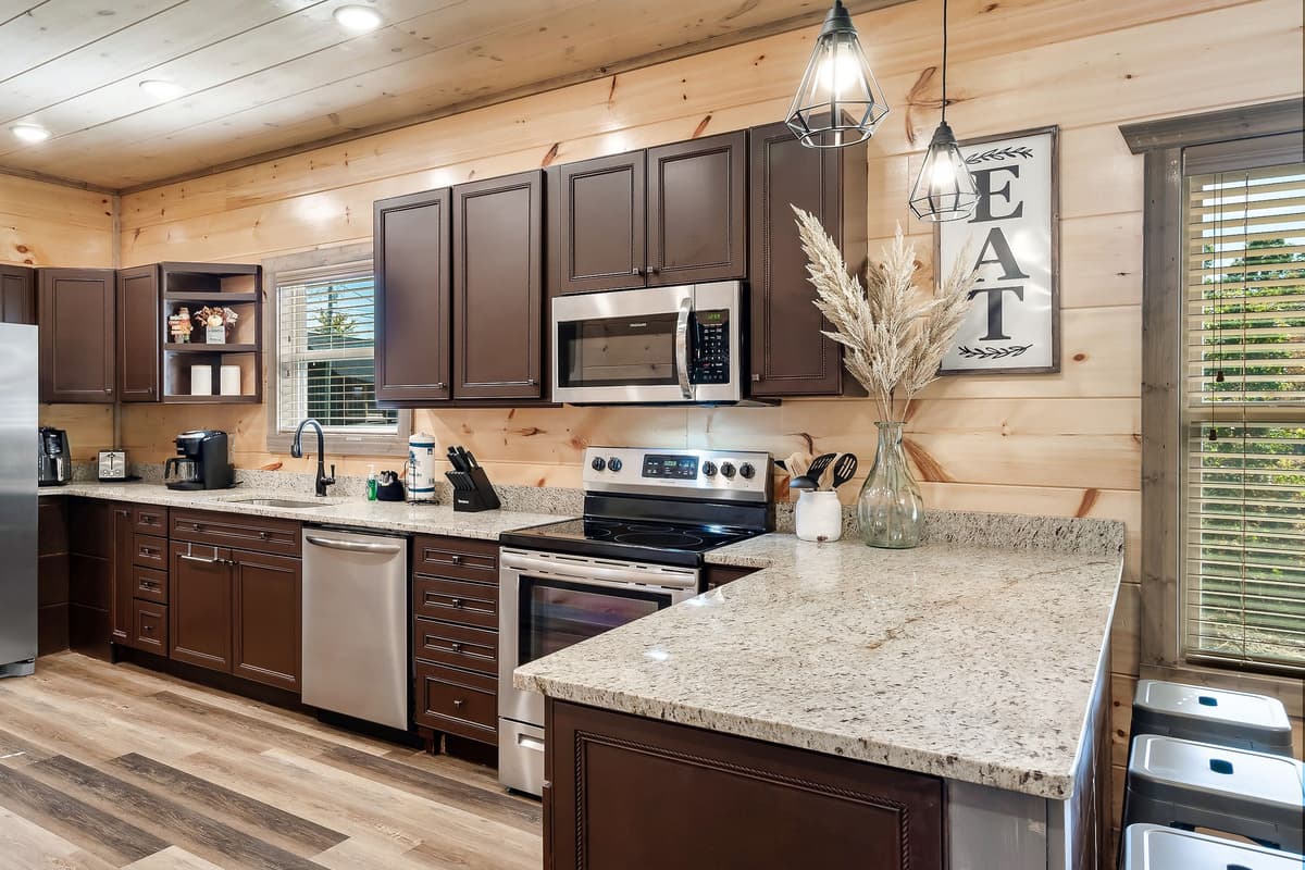 Whip up a cozy breakfast before heading out for adventure, prepare a family dinner, or simply enjoy a slow morning with coffee and good conversation.