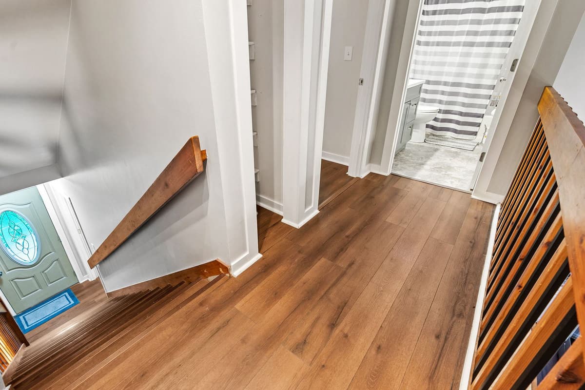 Head upstairs to discover the comfortable bedrooms, designed to give everyone a relaxing place to unwind.