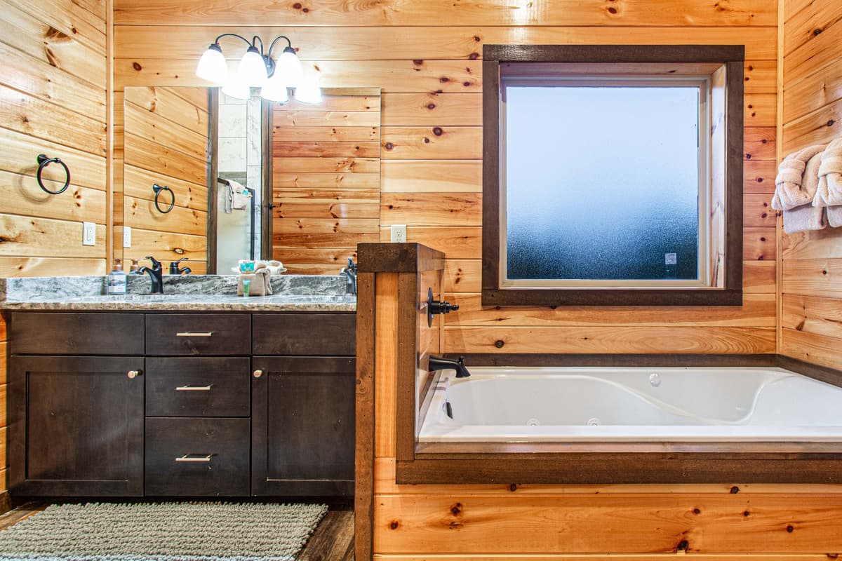 Start your morning with a refreshing shower or unwind with a warm soak after a day of exploring the Smokies.