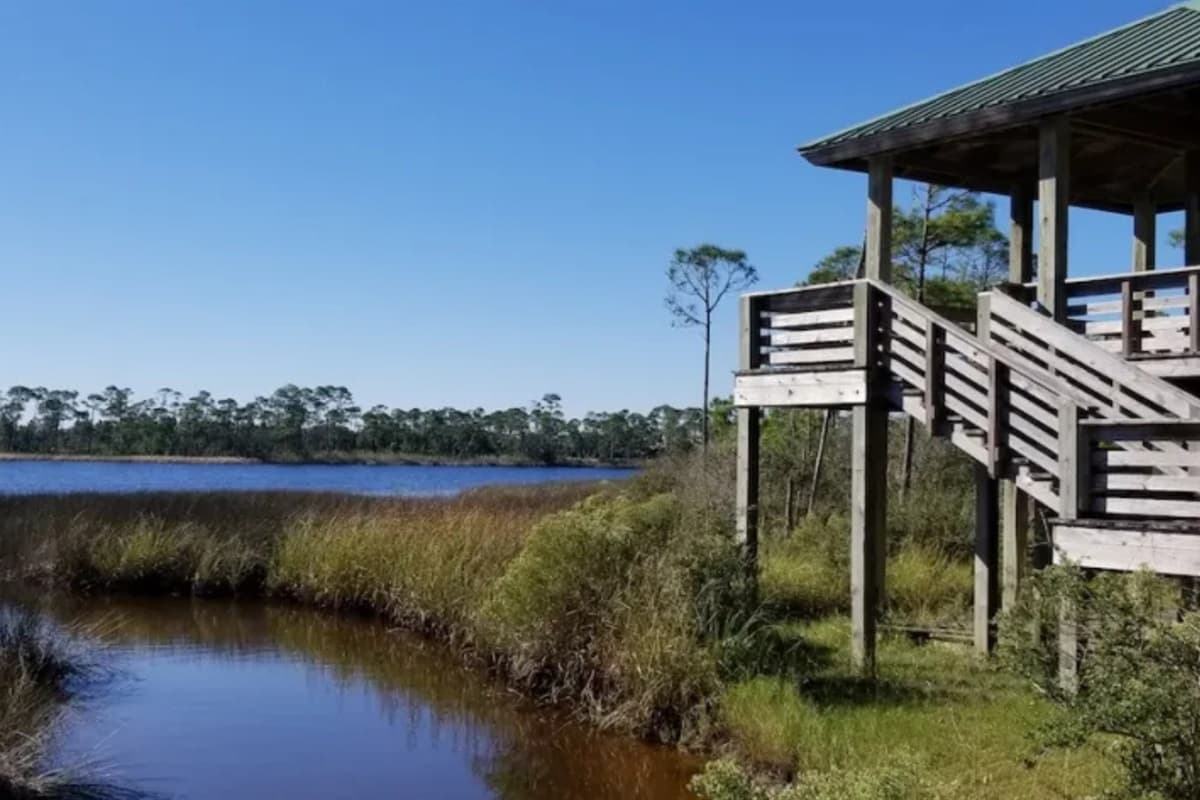 Bon Secour Wildlife Refuge offers peaceful trails, pristine beaches, and a chance to connect with nature near Gulf Shores.