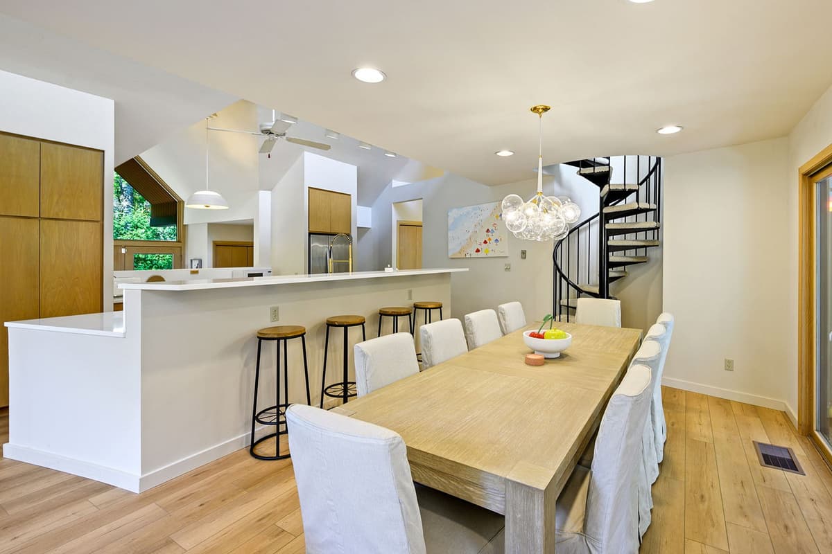 Gather around the inviting dining area for meals and quality time together.