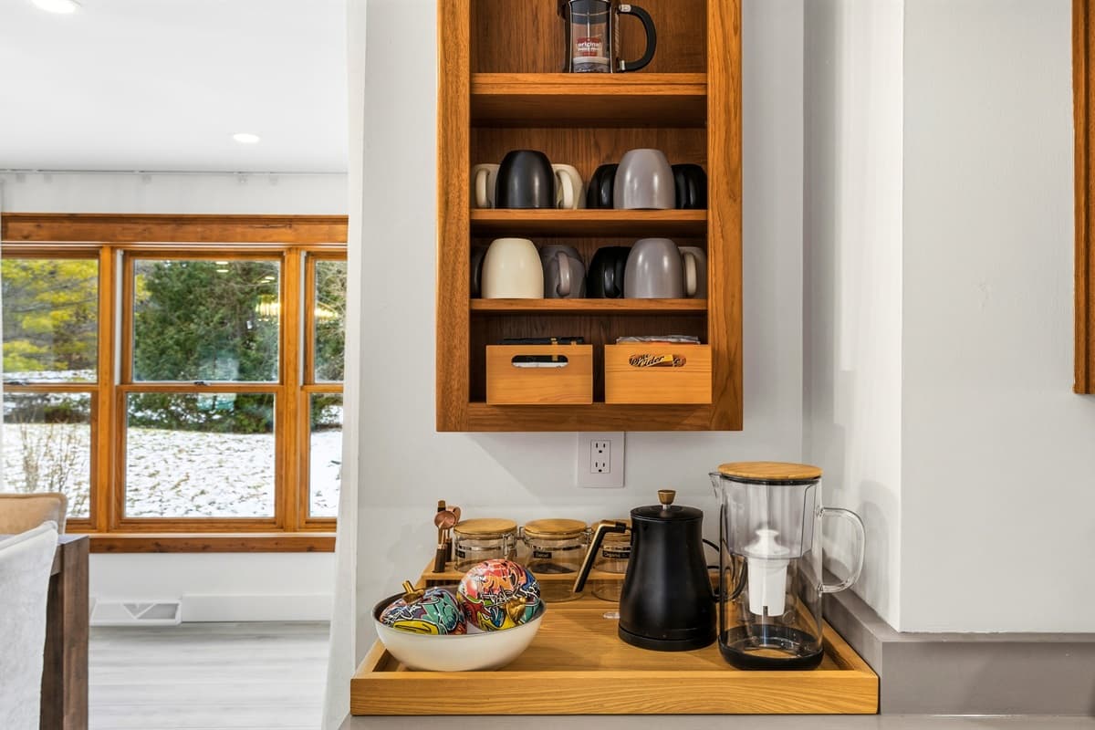 Fuel your day with our coffee station—perfect for early risers and coffee aficionados alike.