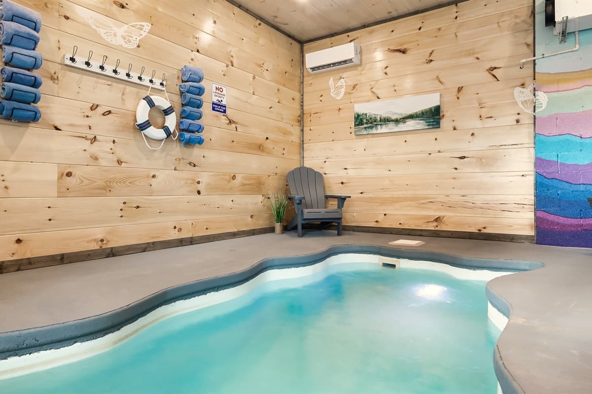 If you didn't see it already, our private, amazing heated pool has fresh towels just for the pool and hot tub. We have enough fresh towels for every guest.