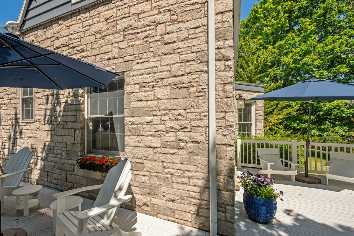 The spacious outdoor setup gives everyone room to settle in and enjoy the surroundings.