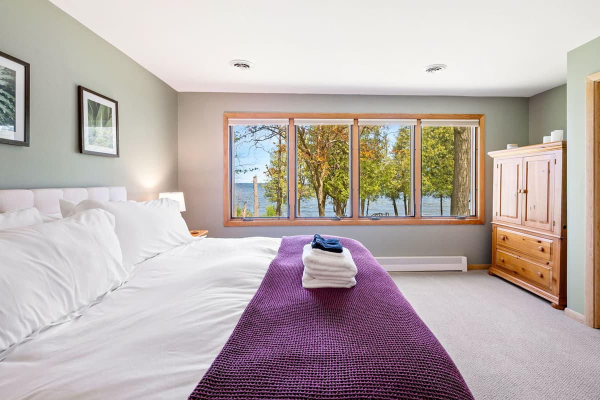 The inviting atmosphere makes it easy to settle in and feel at home. Natural light adds to the bright and welcoming feel of the room.