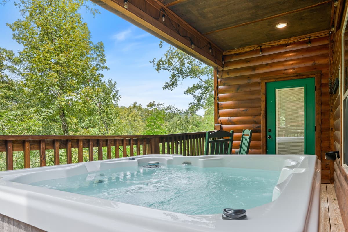 It’s the perfect way to add a little extra relaxation to your cabin getaway.