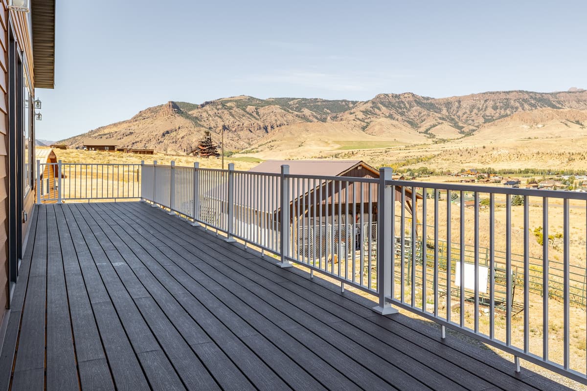 Step outside and enjoy the fresh Wyoming air from your private balcony. Take in the panoramic mountain views while sipping your morning coffee or unwinding after a day of adventure.