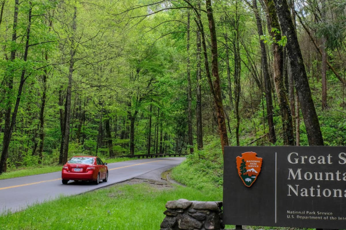 Explore scenic trails, breathtaking overlooks, and peaceful mountain views at the Great Smoky Mountains National Park just a short trip from your Sevierville getaway .