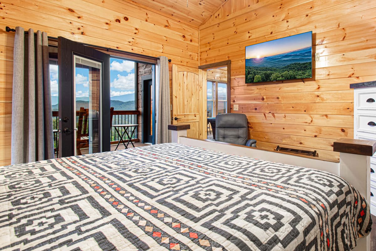 Thoughtful décor creates a warm mountain-inspired atmosphere, making it easy to relax and recharge after a day of exploring the Smokies.