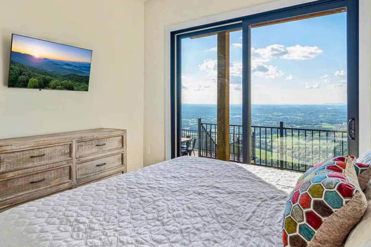 The comfortable space offers a peaceful place to unwind after a day of exploring.