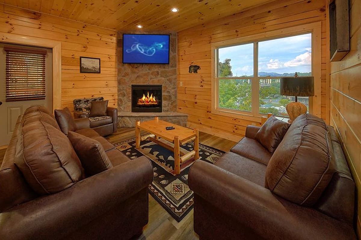 Sink into the comfortable sofa and make yourself right at home. Curl up by the fireplace and enjoy the warm, welcoming atmosphere.
