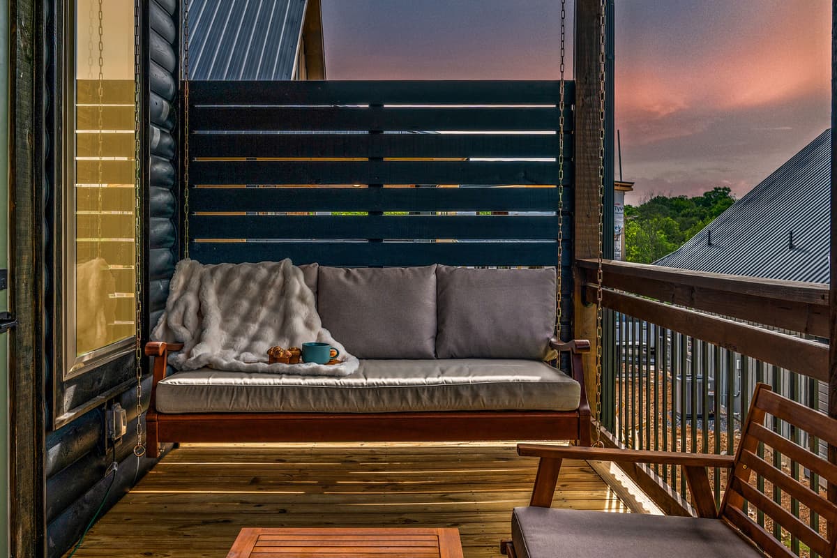 After exploring Pigeon Forge, this is the perfect place to slow down, relax, and enjoy some quiet time together