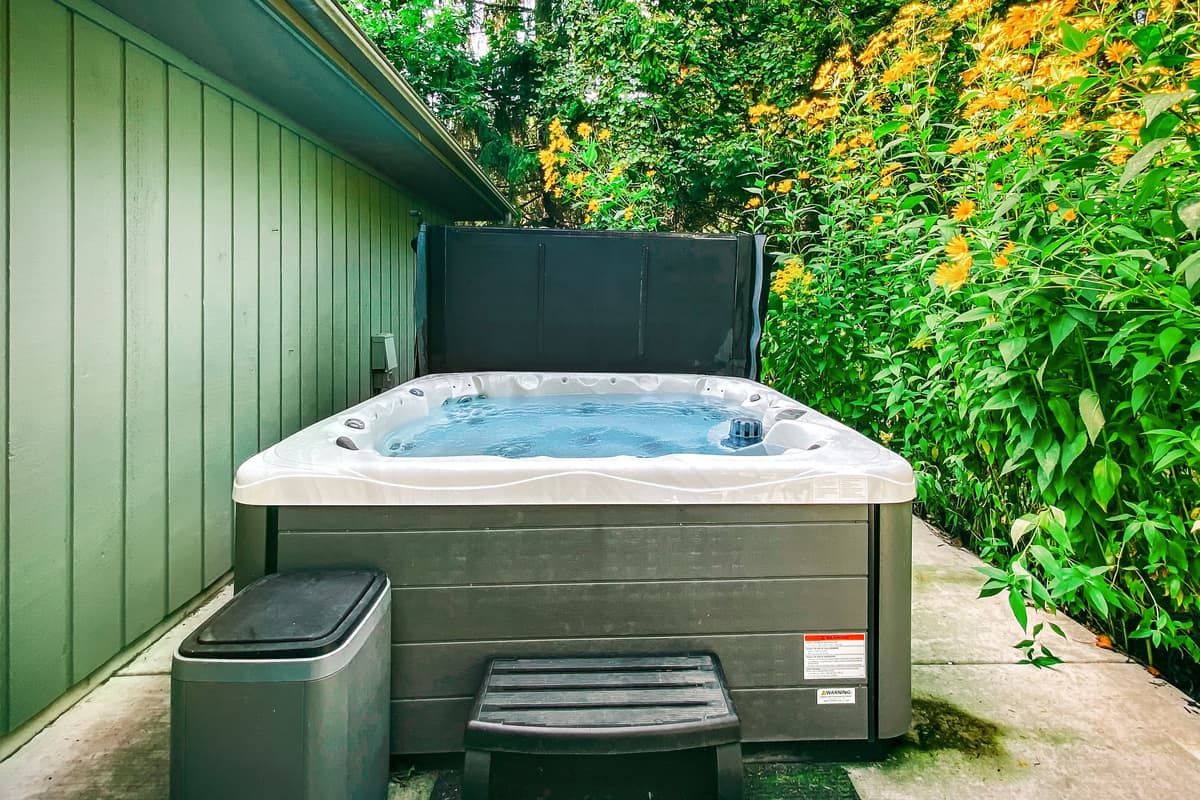 The warm water is perfect for unwinding and easing into a slower pace.