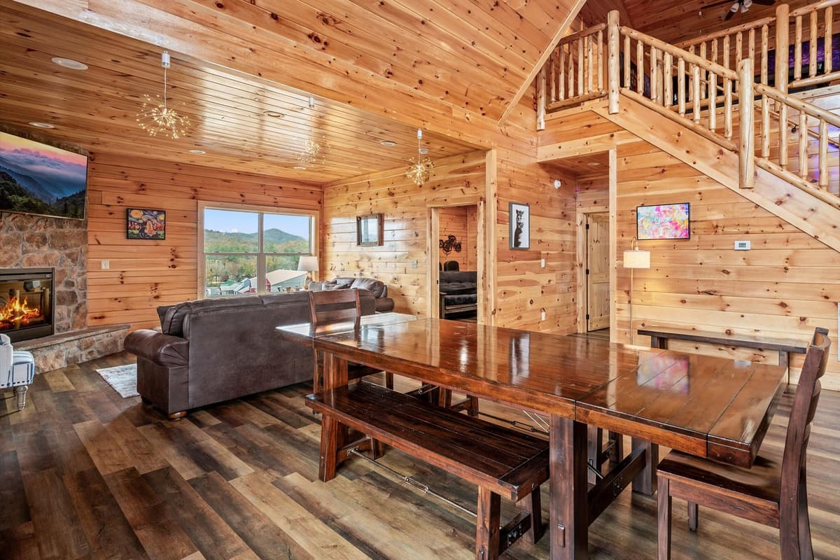 From morning coffee to cozy evenings, this open-concept space brings everyone together.
