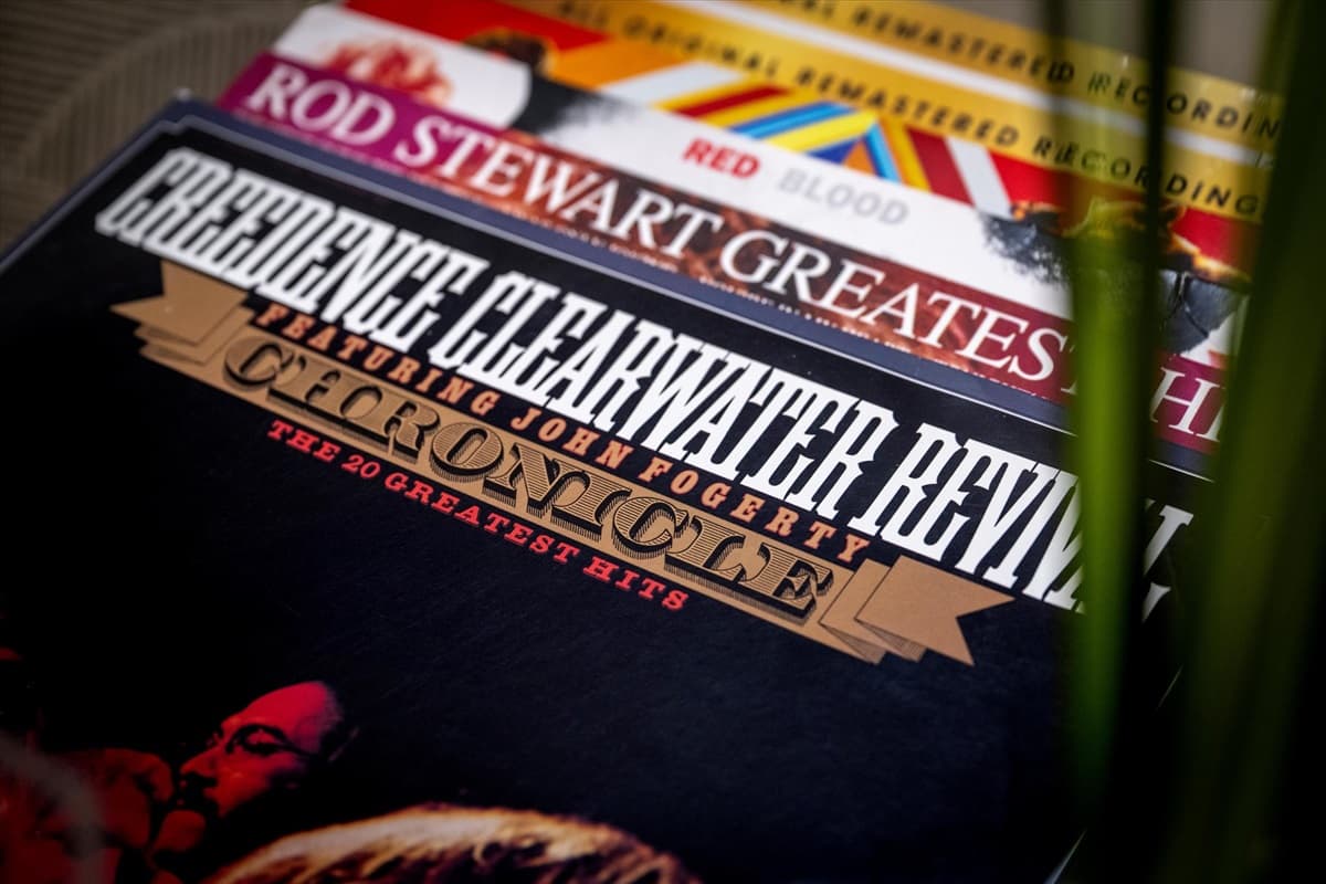 Classic Vinyl Record Collection Including Creedence Clearwater Revival and More