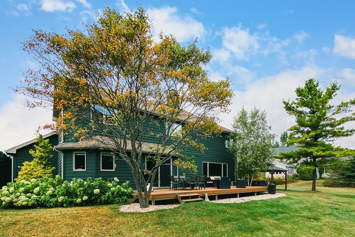 Whether you're sipping your morning coffee or enjoying an evening sunset, this outdoor space offers the perfect atmosphere.