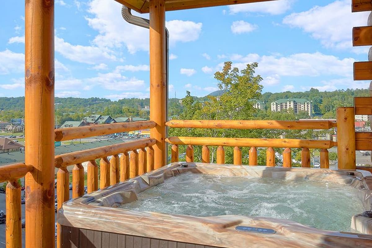 Enjoy the warm, bubbling water as you relax after a fun-filled day in Pigeon Forge. The hot tub is the perfect place to slow down and enjoy some peaceful time together.