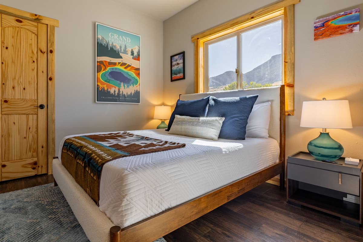 Large windows bring the scenery right into your space, making every morning feel special.