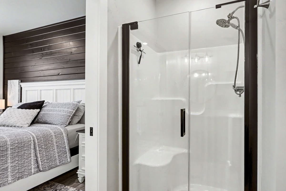 Enjoy the convenience and privacy of an ensuite bathroom connected directly to the king master suite.