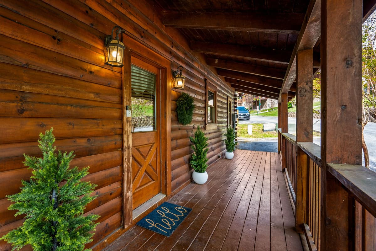 Start your getaway the moment you step onto the welcoming front porch.