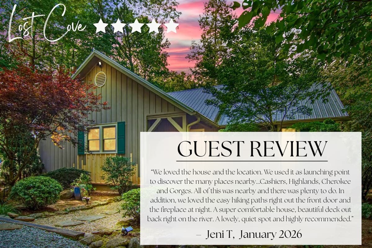 5-Star Guest Review – Loved the Location and Peaceful Riverfront Setting