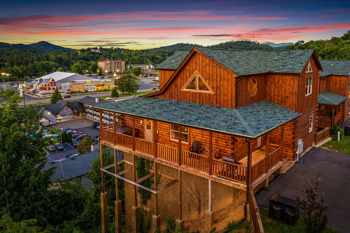 Stay close to the action with a cozy Pigeon Forge cabin conveniently located near the Parkway!