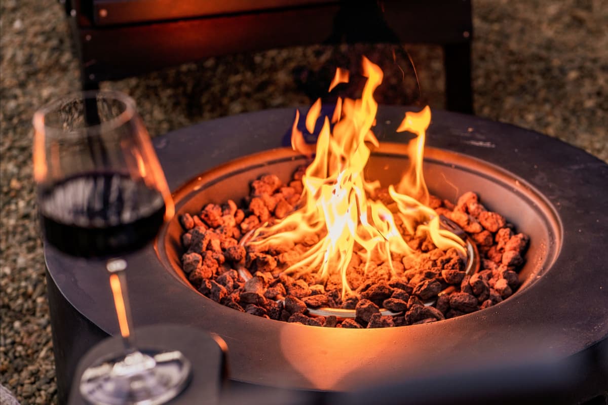 With the convenience of propane, you can enjoy the ambiance of a fire without the work of gathering firewood.