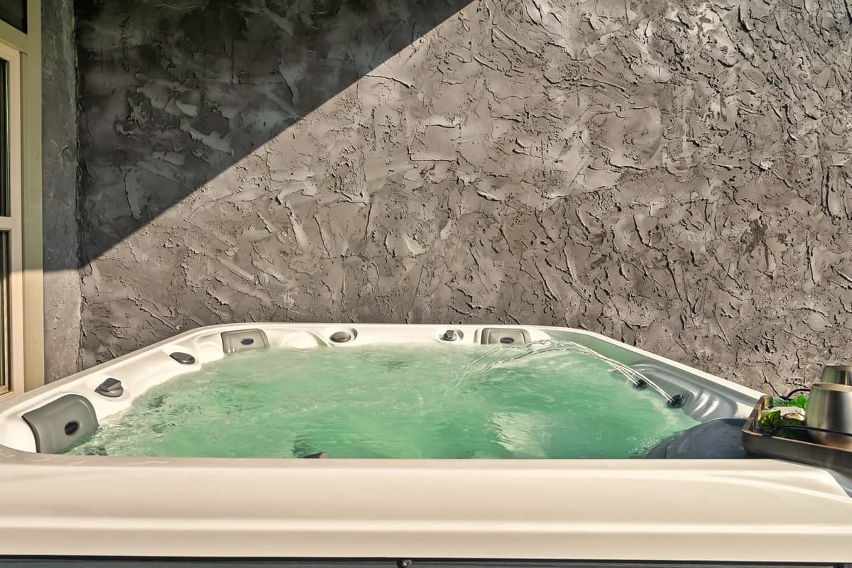 Soak your cares away under the open sky.