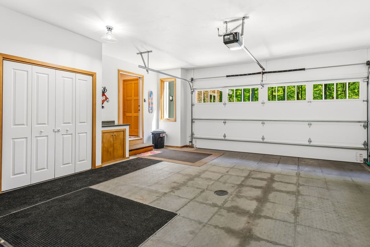 The spacious garage provides convenient covered parking during your stay. There is plenty of room for your vehicle and easy access to the home.