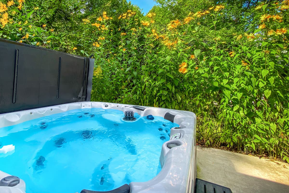 Start your morning with a quiet soak and a cup of coffee nearby.