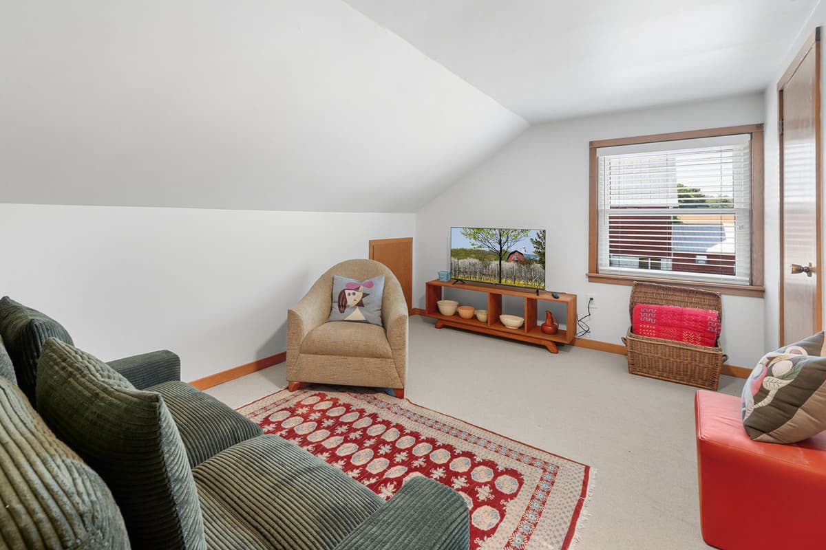 It’s the perfect spot to gather for a movie night, catch up on your favorite shows, or simply unwind after a day of exploring.