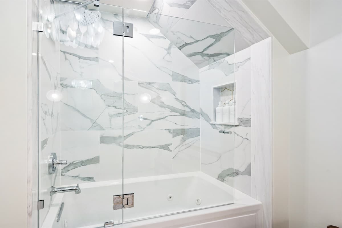 With its soothing jets and elegant design, the hot tub transforms the space into a mini spa, allowing you to melt away the stress of the day in comfort and style.