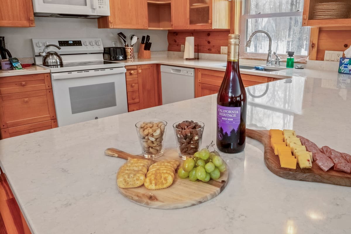 The spacious setup makes cooking and meal preparation easy, whether you’re making a simple snack or a full meal for the group.