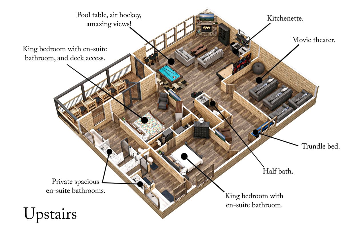 Upper Level Floor Plan