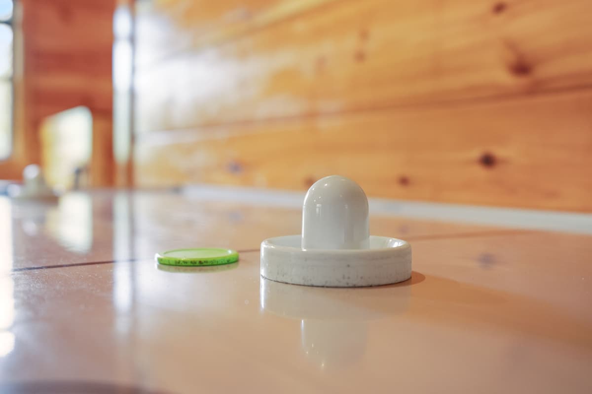 Get ready for some fast-paced fun with a game of air hockey!