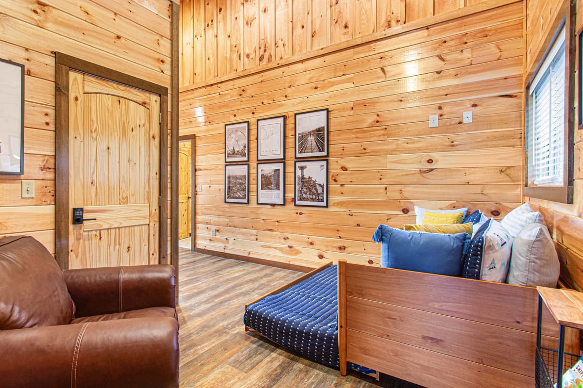 url up with a book, enjoy a peaceful moment away from the main living areas, or use the trundle bed for additional sleeping space.