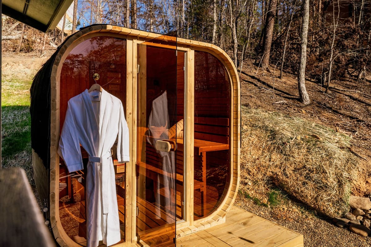It’s another thoughtful amenity that makes this cabin feel like a true mountain escape.