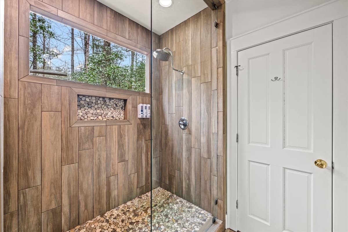 Custom Walk in Shower in the Ensuite Bathroom