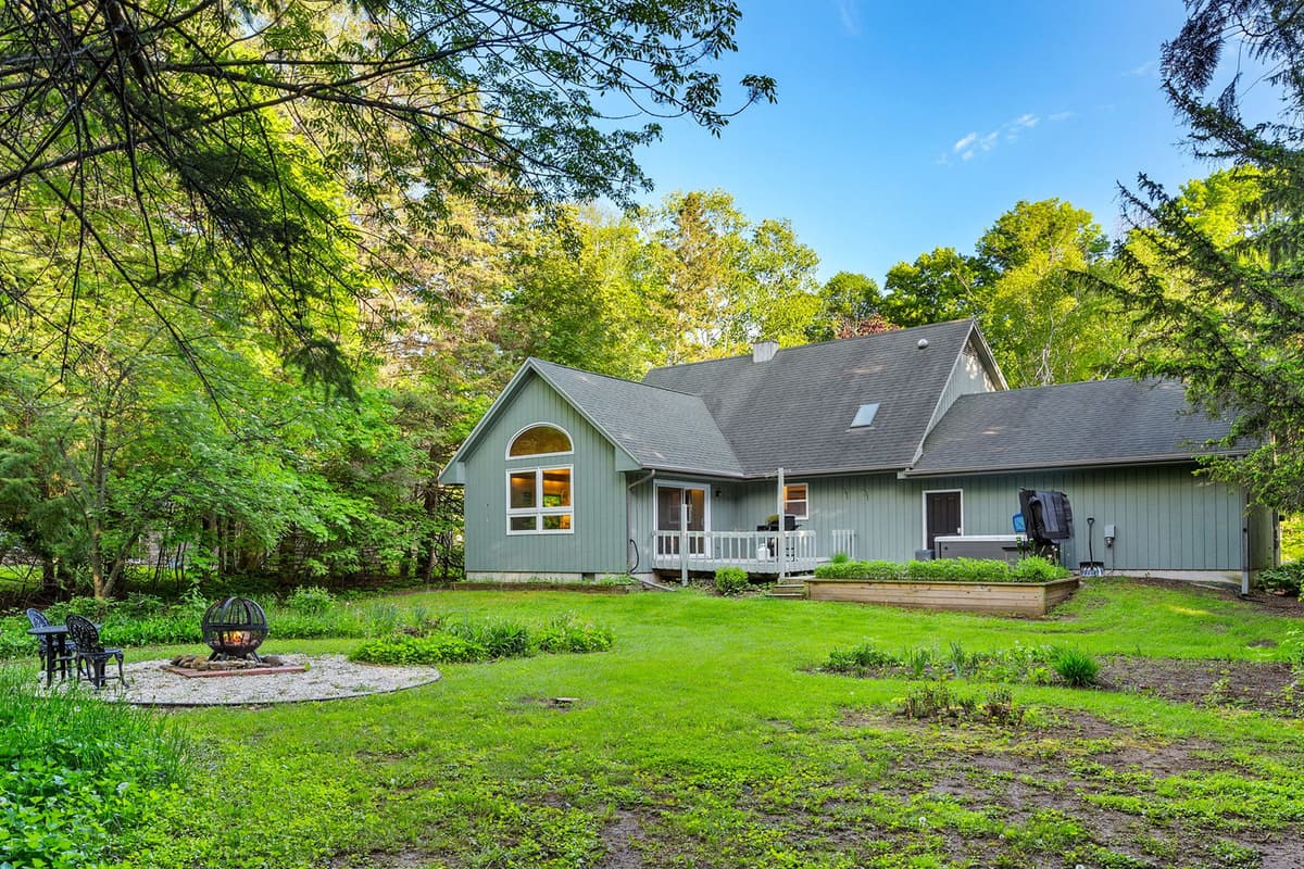 The natural landscape creates a relaxing and private setting throughout your stay.