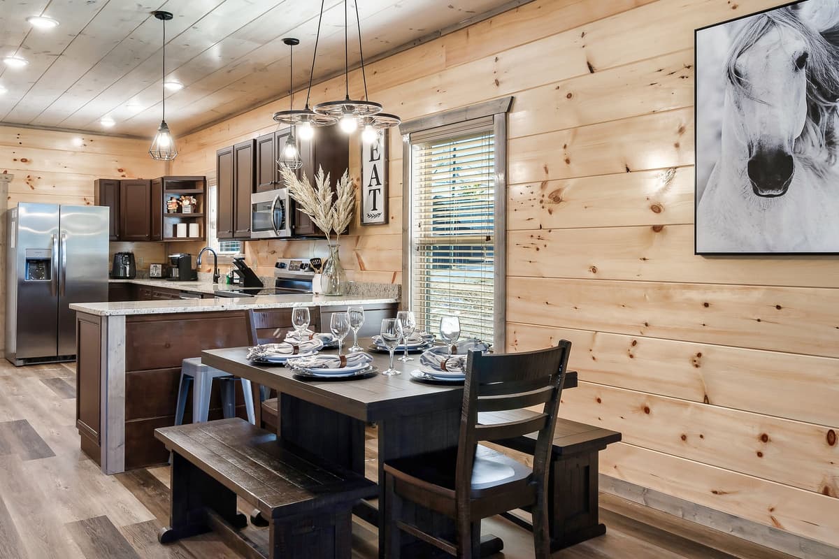 The open layout makes it easy to stay connected, whether you’re cooking, sharing stories, or simply relaxing together.
