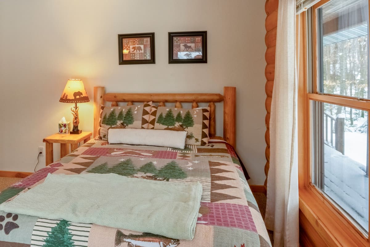 The bright, inviting space offers a relaxing retreat after a day of exploring Door County.
