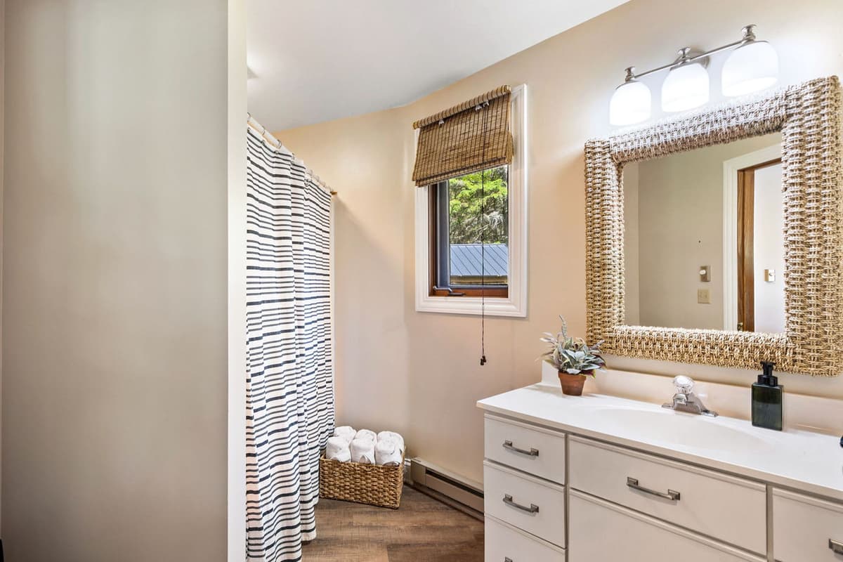 Enjoy the convenience of a full bathroom on the upper level.