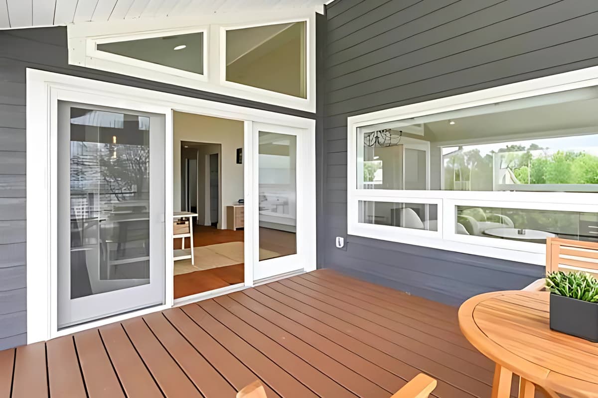 Step out from the master suite onto the private balcony and enjoy beautiful views of the lake.