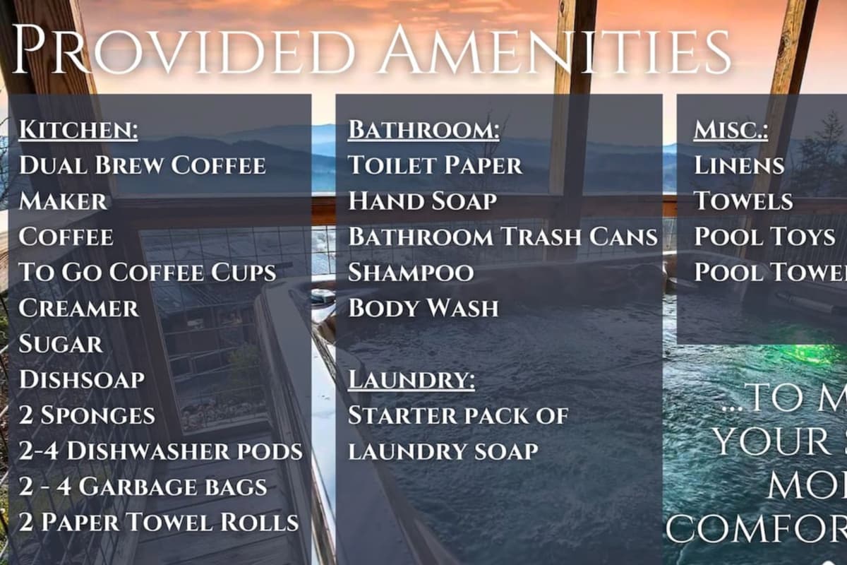 Everything you need for a comfortable and memorable stay is right here.