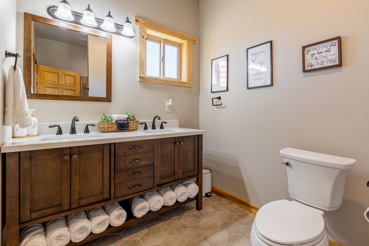 Thoughtfully designed with everything you need to get ready for the day or unwind after an adventure.