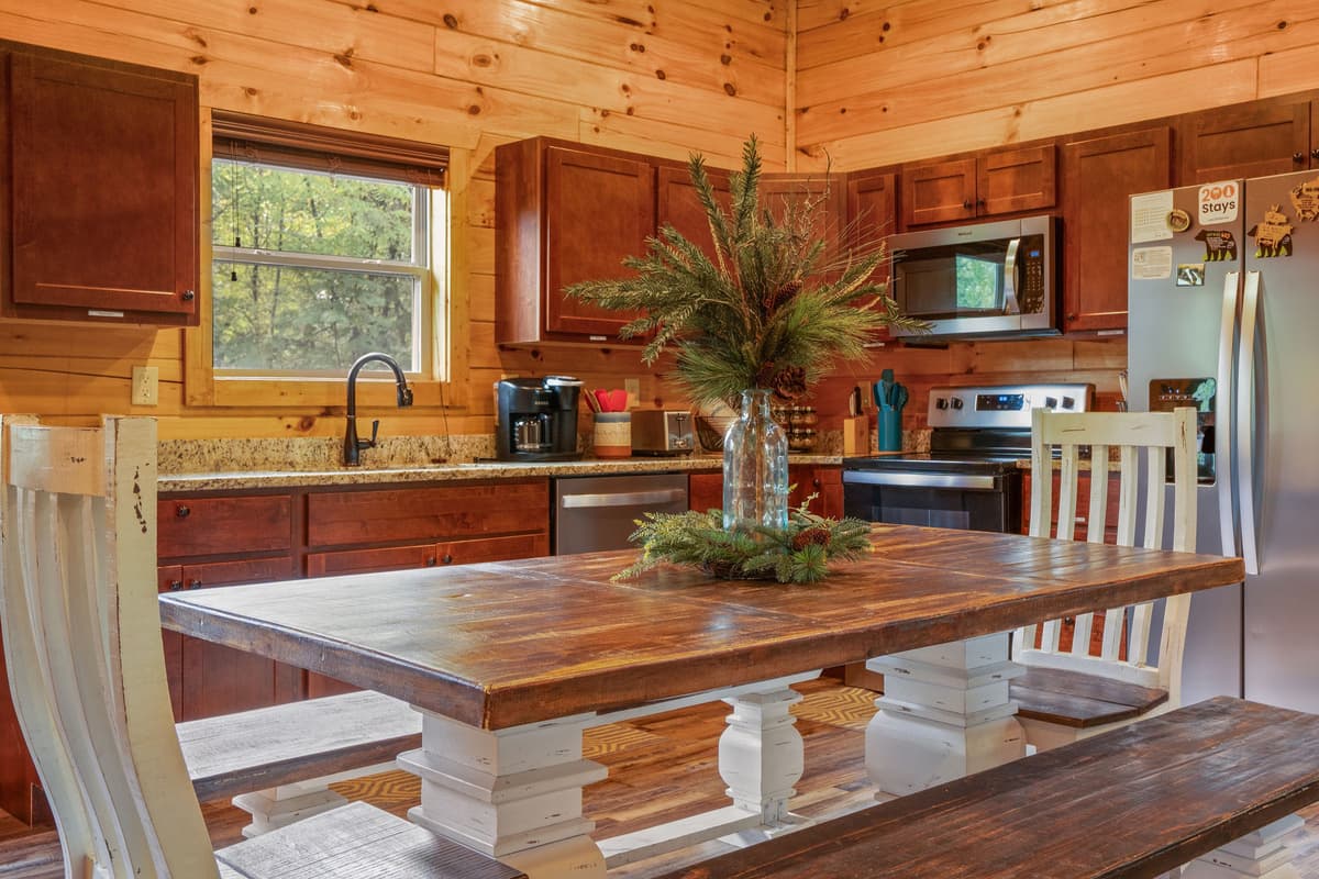 Gather around the spacious dining table for delicious meals and meaningful conversations with family and friends.