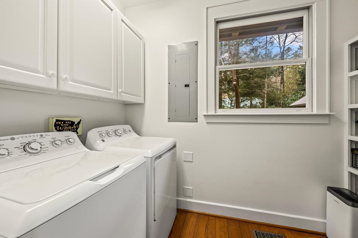 You'll Have Laundry Access Just Off the Kitchen for Your Convenience During Your Stay