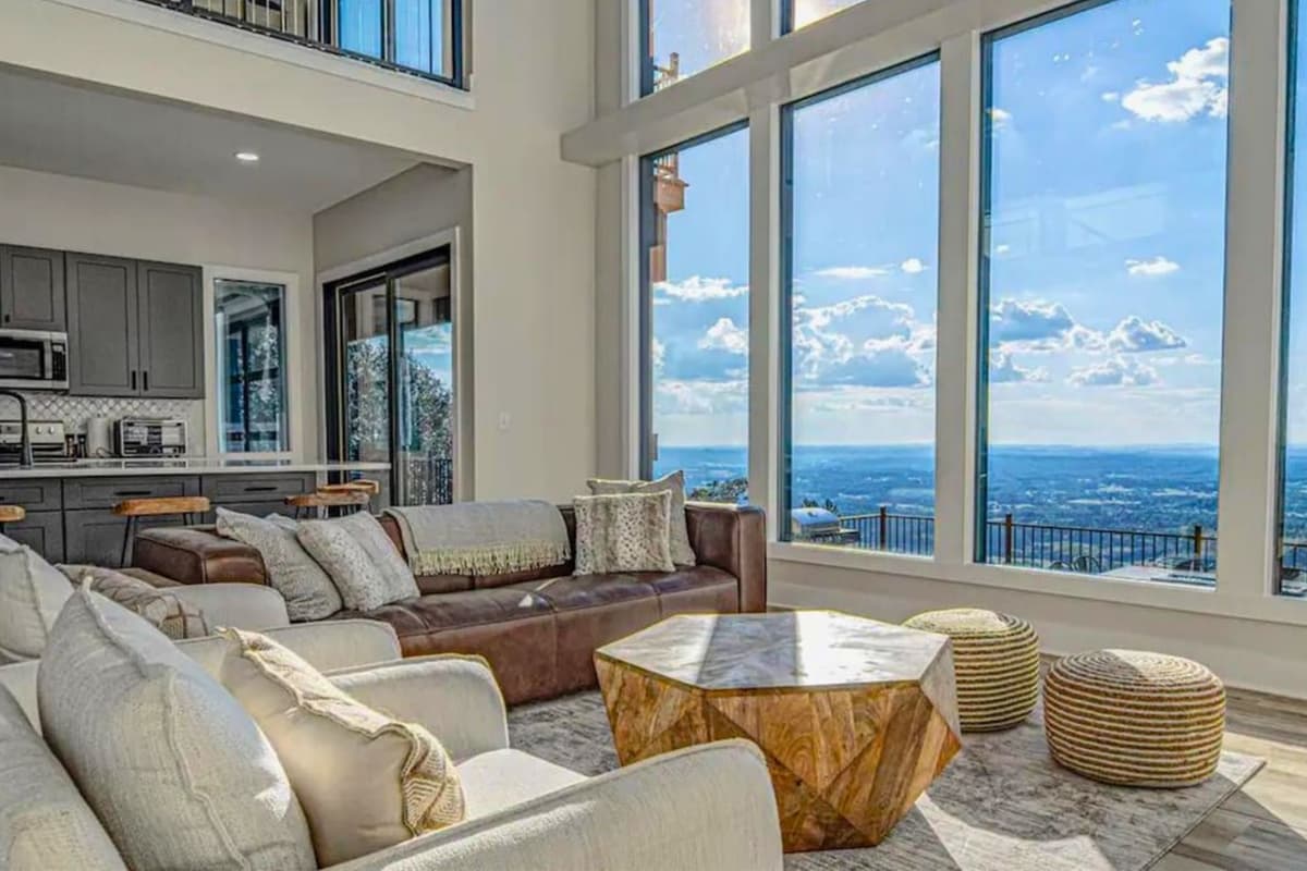 Cozy seating provides plenty of room to unwind after a day of exploring.