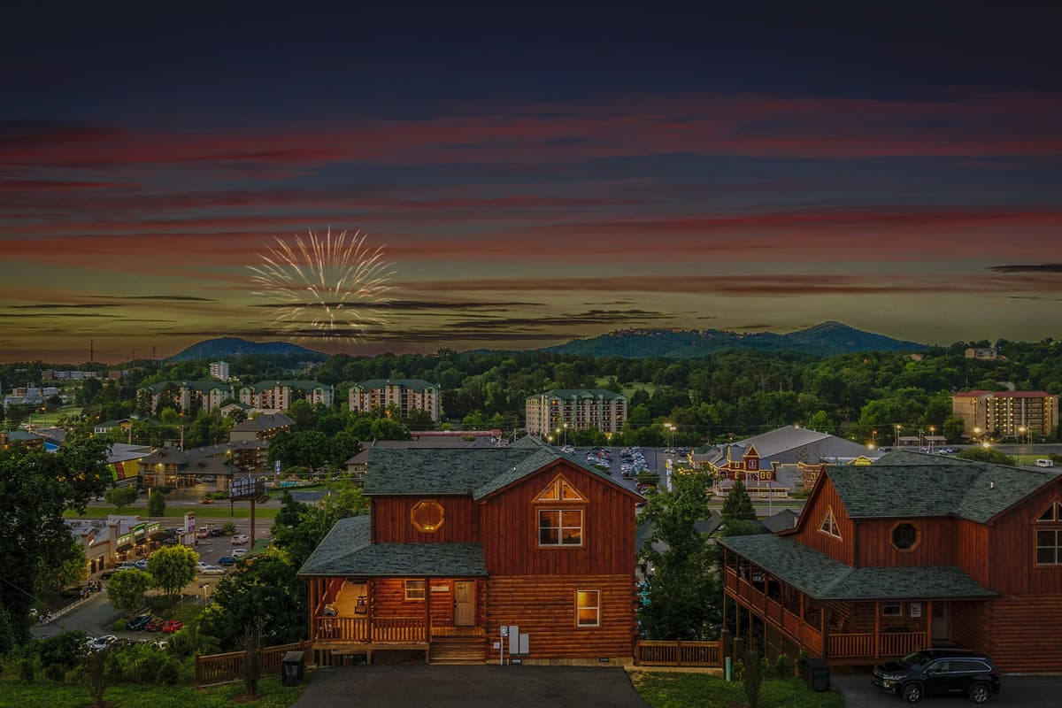 Add a little extra sparkle to your Smoky Mountain getaway with the chance to enjoy fireworks nearby.