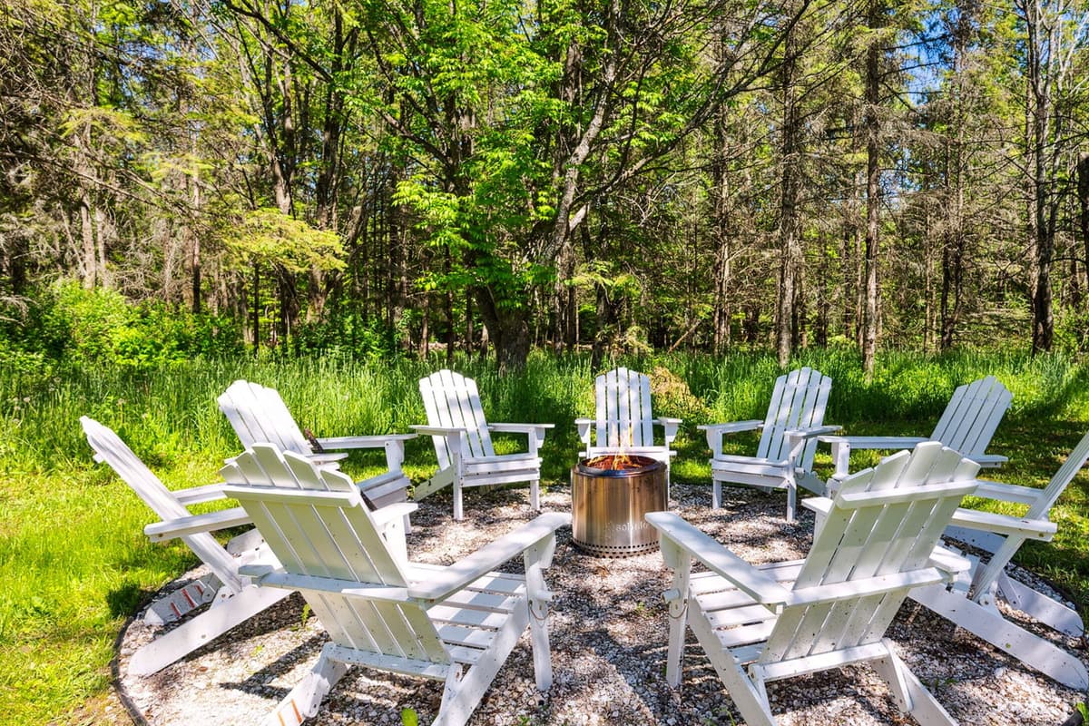 The peaceful setting creates the perfect backdrop for laid-back nights under the stars.